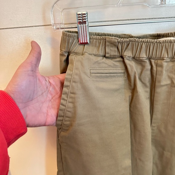 I AM STUDIO M tan woman cotton corpcore casual elastic waist comfortable jogger - Picture 2 of 12